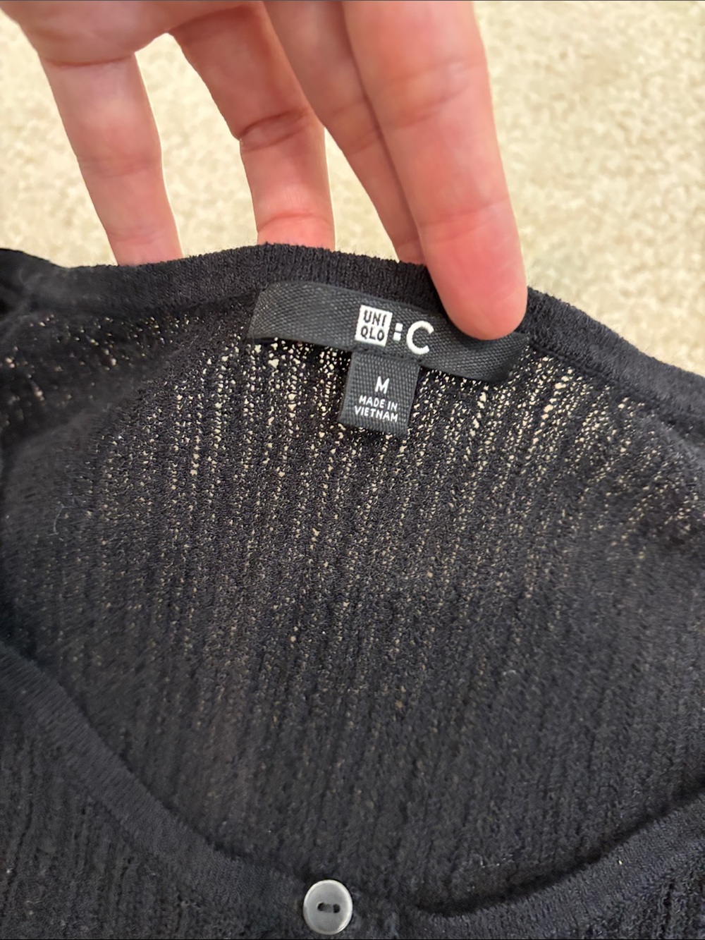 Uniqlo Cardigan and Shirt - Picture 5 of 7